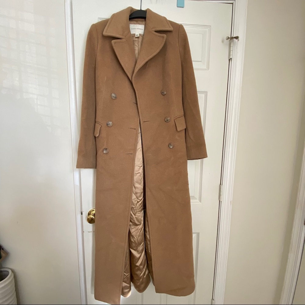 Banana Republic double breasted Camel coat